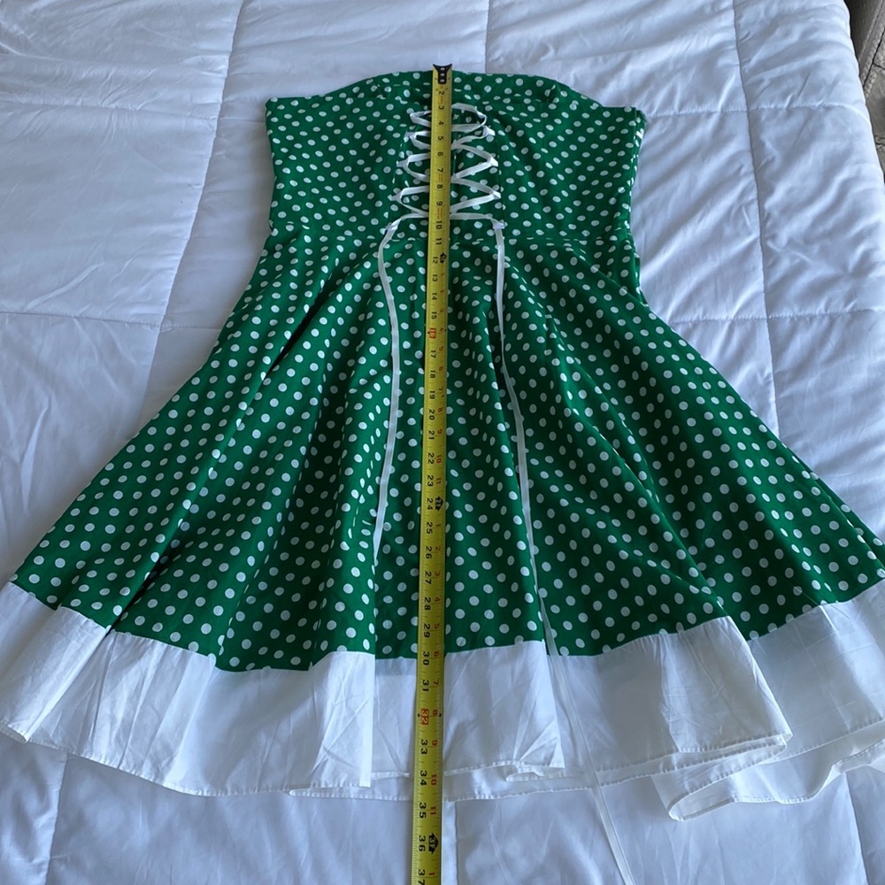 Retro Polka Dot Cotton Dress – A Nostalgic Delight - Picture 8 of 13